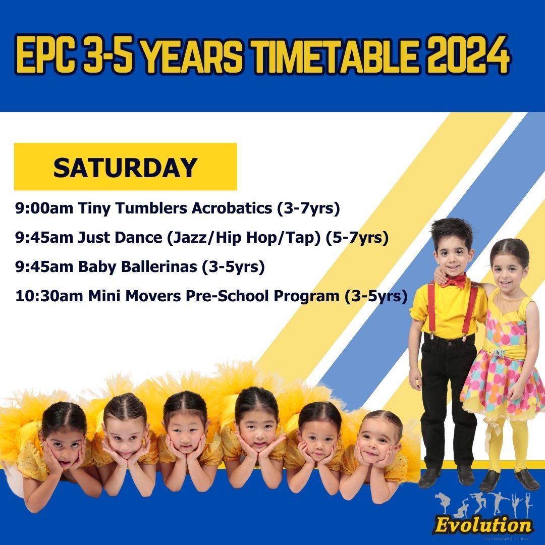 3-5 Years Pre School Timetable